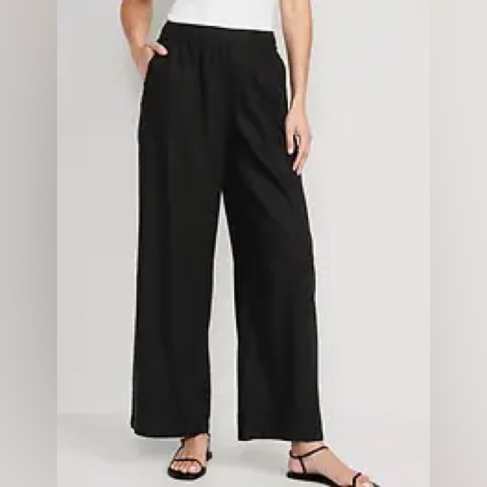 Old Navy Wide Leg Linen Pants, 3X
